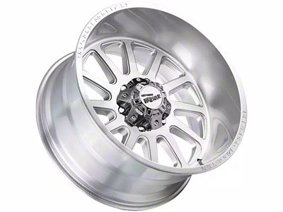 Off-Road Monster M17 Brushed Face Silver 6-Lug Wheel; 17x9; 0mm Offset (2024 Ranger)