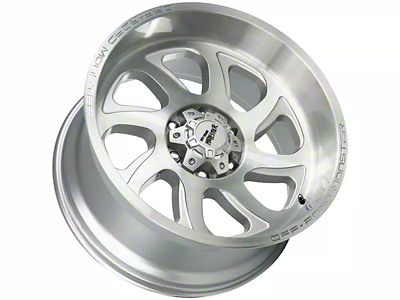 Off-Road Monster M22 Brushed Face Silver 6-Lug Wheel; 20x10; -19mm Offset (2024 Ranger)