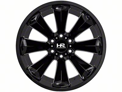 Hardrock Offroad Xplosive Xposed Gloss Black Milled 6-Lug Wheel; 20x10; -19mm Offset (19-24 RAM 1500)