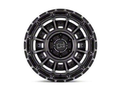 Black Rhino Legion Matte Black with Gray Tint 6-Lug Wheel; 17x9; 0mm Offset (23-24 Colorado)