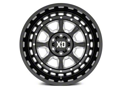 XD Outlander Gloss Black Milled 6-Lug Wheel; 20x10; -18mm Offset (07-13 Sierra 1500)