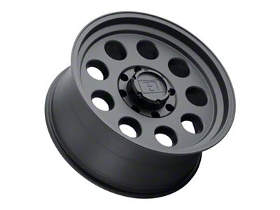 Level 8 Wheels Hauler Matte Black 6-Lug Wheel; 17x8.5; -6mm Offset (07-13 Sierra 1500)