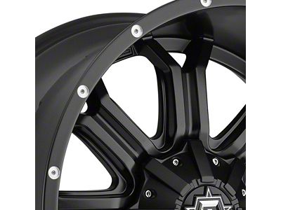 TIS 535B Satin Black 6-Lug Wheel; 18x9; 0mm Offset (07-14 Tahoe)