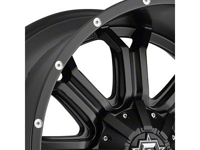 TIS 535B Satin Black 6-Lug Wheel; 18x9; -12mm Offset (19-23 Ranger)