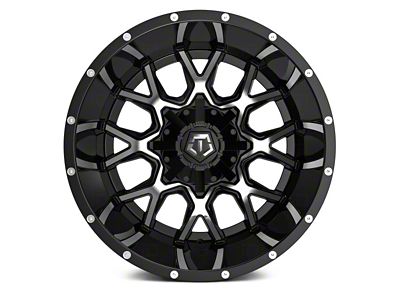 TIS 549MB Gloss Black Machined 6-Lug Wheel; 20x10; -19mm Offset (2024 Ranger)