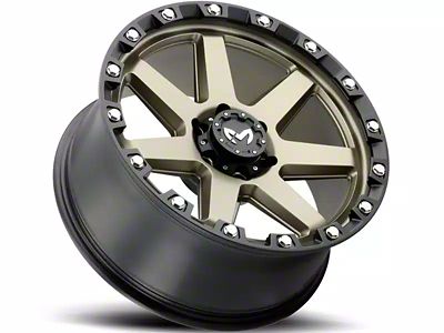 MKW Offroad M203 Matte Bronze 6-Lug Wheel; 20x9; 1mm Offset (14-18 Silverado 1500)