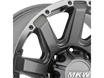 MKW Offroad M94 Anthracite Gray 6-Lug Wheel; 20x9; 10mm Offset (19-23 Ranger)