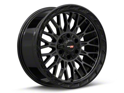 Vortek Off-Road VRP-502 Black Diamond Cut with Dark Tint 6-Lug Wheel; 20x9; 18mm Offset (23-24 Colorado)