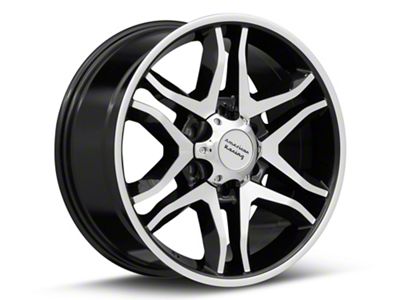 American Racing Mainline Gloss Black Machined 6-Lug Wheel; 20x8.5; 35mm Offset (23-24 Colorado)