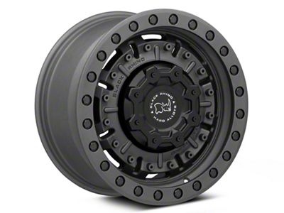 Black Rhino Abrams Textured Matte Gunmetal 6-Lug Wheel; 17x8.5; 0mm Offset (15-22 Colorado)