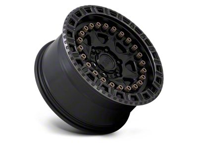 Black Rhino Carbine Matte Black with Machined Tinted Ring and Bronze Bolts 6-Lug Wheel; 17x8.5; 10mm Offset (15-22 Canyon)