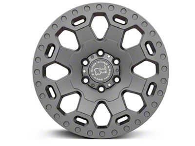 Black Rhino Warlord Matte Gunmetal 6-Lug Wheel; 18x9; 12mm Offset (15-22 Canyon)