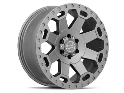 Black Rhino Warlord Matte Gunmetal 6-Lug Wheel; 20x9; 12mm Offset (15-22 Colorado)