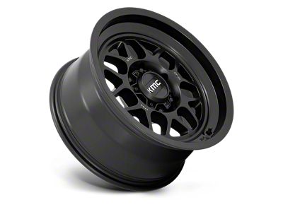 KMC Terra Satin Black 6-Lug Wheel; 17x8.5; 0mm Offset (15-22 Colorado)