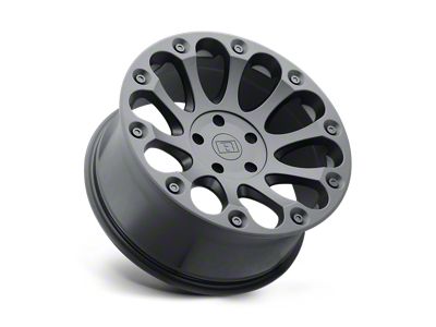 Level 8 Wheels Impact Matte Black 5-Lug Wheel; 15x8; -24mm Offset (87-90 Dakota)