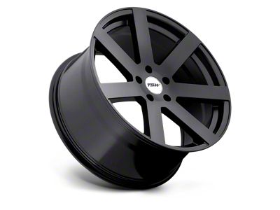 TSW Bardo Matte Black 5-Lug Wheel; 17x8; 40mm Offset (87-90 Dakota)