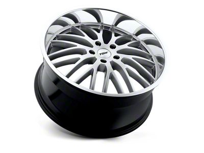 TSW Snetterton Hyper Silver with Mirror Cut Lip 5-Lug Wheel; 17x8; 40mm Offset (87-90 Dakota)