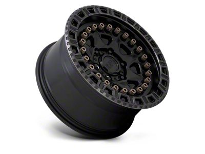 Black Rhino Carbine Matte Black with Machined Tinted Ring and Bronze Bolts 6-Lug Wheel; 17x8.5; 0mm Offset (97-04 Dakota)