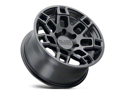 Black Rhino Ridge Matte Black 5-Lug Wheel; 17x8.5; 0mm Offset (02-08 RAM 1500, Excluding Mega Cab)