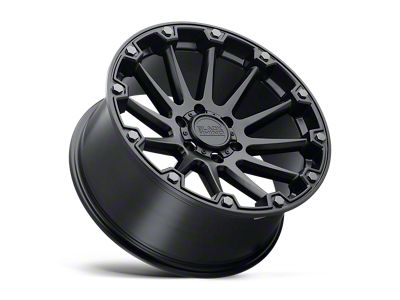 Black Rhino Pinnacle Semi Gloss Black with Gunmetal Bolts 5-Lug Wheel; 18x9; 2mm Offset (09-18 RAM 1500)