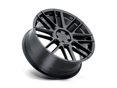 TSW Mosport Gloss Black 5-Lug Wheel; 20x8.5; 30mm Offset (87-90 Dakota)