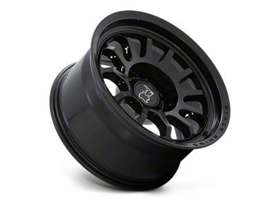 Black Rhino Rapid Matte Black 6-Lug Wheel; 20x9; 12mm Offset (97-04 Dakota)