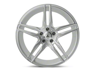 Asanti Orion Brushed Silver with Carbon Fiber Insert 5-Lug Wheel; 20x9; 35mm Offset (87-90 Dakota)