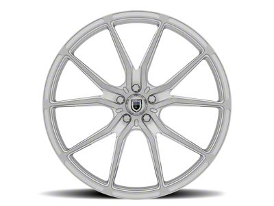 Asanti Vega Brushed Silver with Carbon Fiber Insert 5-Lug Wheel; 22x9; 32mm Offset (87-90 Dakota)