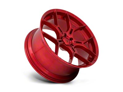 Asanti Monarch Candy Red 5-Lug Wheel; 22x10.5; 40mm Offset (87-90 Dakota)