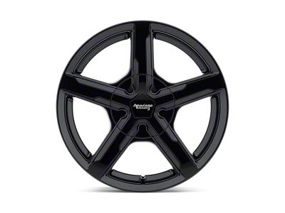 American Racing Trigger Gloss Black 5-Lug Wheel; 15x7; 35mm Offset (87-90 Dakota)