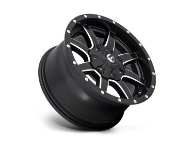 Fuel Wheels Maverick Matte Black Milled 5-Lug Wheel; 24x12; -44mm Offset (02-08 RAM 1500, Excluding Mega Cab)