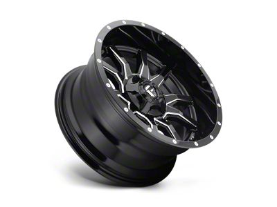 Fuel Wheels Vandal Gloss Black Milled 5-Lug Wheel; 17x9; -12mm Offset (02-08 RAM 1500, Excluding Mega Cab)