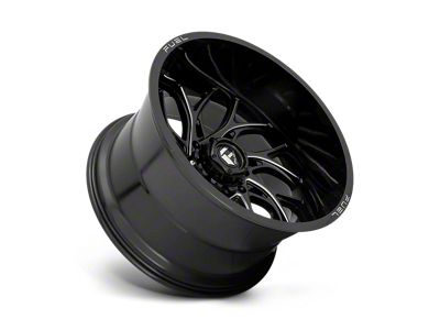 Fuel Wheels Runner Gloss Black Milled 5-Lug Wheel; 22x10; -18mm Offset (05-11 Dakota)