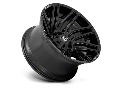 Fuel Wheels Typhoon Gloss Black 5-Lug Wheel; 22x12; -44mm Offset (09-18 RAM 1500)