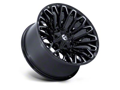 Fuel Wheels Strike Gloss Black Milled 5-Lug Wheel; 20x10; -18mm Offset (09-18 RAM 1500)