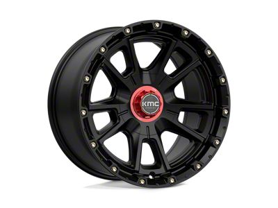 KMC Sync Satin Black 5-Lug Wheel; 20x9; 18mm Offset (05-11 Dakota)