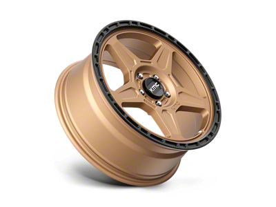 KMC Alpine Matte Bronze with Black Lip 5-Lug Wheel; 18x8; 38mm Offset (87-90 Dakota)