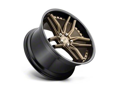 Niche Methos Matte Bronze with Black Bead Ring 5-Lug Wheel; 19x8.5; 35mm Offset (87-90 Dakota)