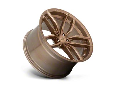 Niche Vosso Glossy Bronze Brushed 5-Lug Wheel; 18x8; 40mm Offset (87-90 Dakota)