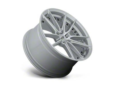 Niche DFS Gloss Silver Machined 5-Lug Wheel; 18x8; 40mm Offset (87-90 Dakota)