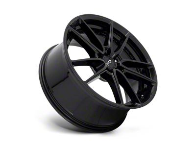 Niche DFS Gloss Black 5-Lug Wheel; 18x8; 30mm Offset (87-90 Dakota)