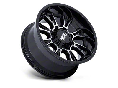 Moto Metal Legacy Gloss Black Machined 5-Lug Wheel; 20x10; -18mm Offset (02-08 RAM 1500, Excluding Mega Cab)