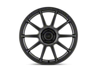 Motegi SS10 Satin Black 5-Lug Wheel; 17x7; 38mm Offset (87-90 Dakota)