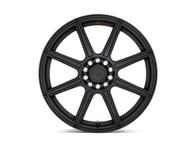 Motegi CS8 Satin Black 5-Lug Wheel; 15x6.5; 40mm Offset (87-90 Dakota)