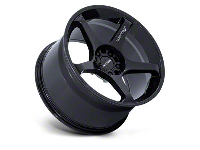 Motegi Battle V Blackbird Metallic 5-Lug Wheel; 17x8.5; 45mm Offset (87-90 Dakota)