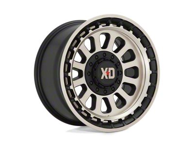 XD Omega Satin Black with Bronze Tint 5-Lug Wheel; 17x9; -12mm Offset (09-18 RAM 1500)