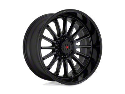 XD Whiplash Gloss Black with Gray Tint 5-Lug Wheel; 22x10; -18mm Offset (09-18 RAM 1500)