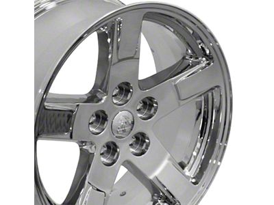 OE 5-Spoke Style Chrome 5-Lug Wheel; 20x9; 19mm Offset (05-11 Dakota)