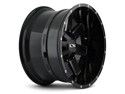 ION Wheels TYPE 141 Gloss Black Milled 5-Lug Wheel; 20x10; -19mm Offset (05-11 Dakota)