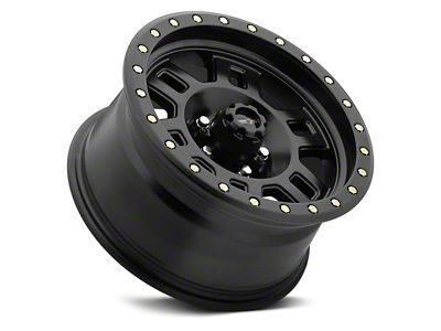 Vision Off-Road Manx Matte Black 5-Lug Wheel; 17x8.5; 0mm Offset (05-11 Dakota)